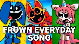 Frowning Critters Song Animated MUSIC VIDEO FROWN EVERYDAY [upl. by Snave209]