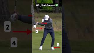 Golf Swing Basics Slow Motion Iron [upl. by Nnylharas374]