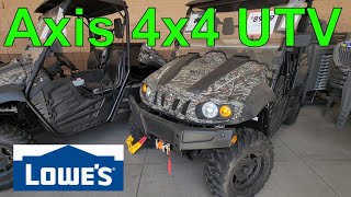 Axis 500 amp Axis 750 4x4 UTV  Lowes [upl. by Knitter]