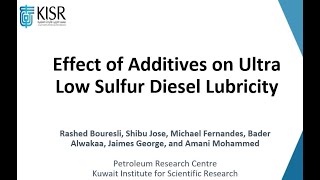 Diesel Lubricity ULSD [upl. by Repinuj]