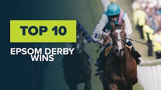 The Worlds Most Important Race  The Derby At Epsom  Top 10 Winners From Shergar To Galileo [upl. by Arocet697]