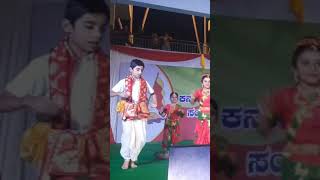 Kannada song dance celebration of kannada Rajyostava dance mastii [upl. by Bass]