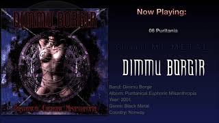 Puritania  Dimmu Borgir 2001 Puritanical Euphoric Misanthropia Album [upl. by Garrot199]