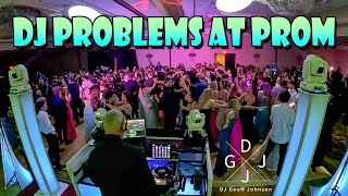 DJGJ Gig Log  DJ Problems At Prom [upl. by Anelak757]