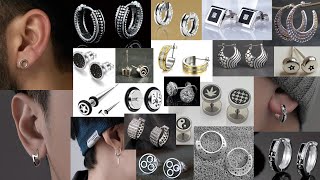 Silver Earrings Latest Designs for Men with price l Chandi ki bali for Men l Silver Stud earrings [upl. by Kenwee729]