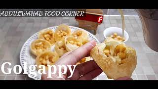 Coming Soon Recipe Of Golgappy  ABDULWAHAB FOOD CORNER [upl. by Synn]