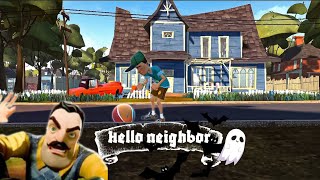 hello neighbor gameplay walkthrough iOS Part 1  Zeeshanu bhai gameplay [upl. by Sudnak]