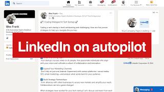 Run this simple LINKEDIN BOT to post ENDLESS CONTENT to your network [upl. by Nabroc]