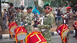 Drum Band Canka Praditya Wiratama menjadi bagian dari aktivitas Kadet Mahasiswa Unhan RI [upl. by Hisbe]