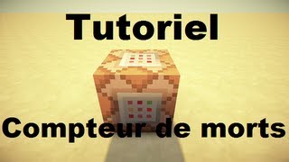 TUTO Les commands Blocks  Compteur de morts 152 et [upl. by Alansen]