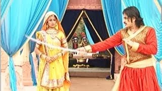 Jodha Akbar  Akbar faces trouble shooting a sword scene  UNCUT [upl. by Latona]