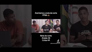 Qual foi a nota de corte PPBA [upl. by Iaras]