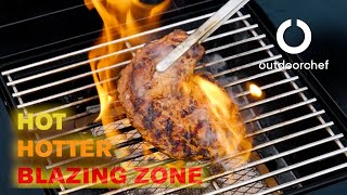 Der richtige Umgang mit 900° die BLAZING ZONE PLUS von OUTDOORCHEF [upl. by Solram]