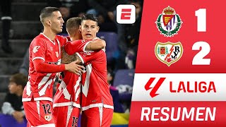 RAYO VALLECANO de JAMES RODRÍGUEZ GANÓ 21 vs VALLADOLID y vuelve a la victoria  RESUMEN  La Liga [upl. by Gabriellia220]