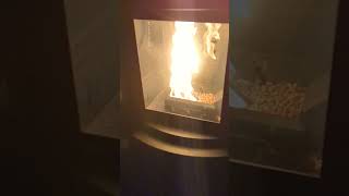 Even Embers Pellet Chiminea HTR3046AS pelletstove pelletgrill [upl. by Conlon875]