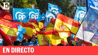 DIRECTO  Acto del PP en Madrid contra una posible ley de amnistía  EL PAÍS [upl. by Elitnahc729]