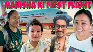 Flight Mein Baithkar Manisha Emotional Hogayi 🥹  Bharti Singh  Haarsh Limbachiyaa  Golla [upl. by Eloccin]