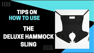 Tips on how to use Deluxe Hammock Sling [upl. by Aij]