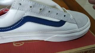 UNBOXING  VANS STYLE 36 MARSHMALLOW DRESS BLUESS [upl. by Onder]