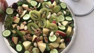 My healthy breakfast salad easy salad everyday nutritious delicious vitaminsamp minerals rich [upl. by Assilanna]