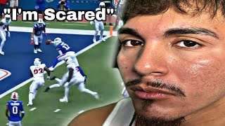 Fins Fan Is Scared Of Josh Allen Cardinals vs Bills  NFL 2024 Week 1 Game Highlights Reaction [upl. by Silvan457]