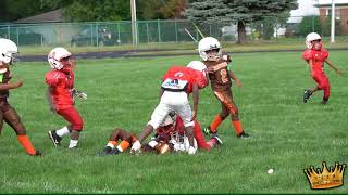 Schoolcraft Browns vs Inkster Buccaneers Game 3Tiny Mites [upl. by Naujahs]