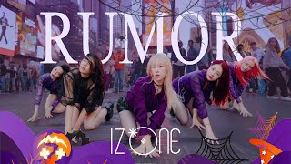 KPOP IN PUBLIC  TIMES SQUARE  ONE TAKE IZONE 아이즈원  ‘RUMOR’  Halloween Special by GRL1S [upl. by Gerhardt]