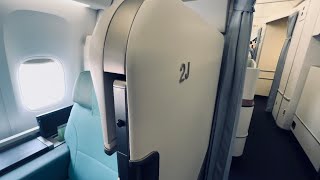 Korean Airlines First Class Seat With Business Class Service ICNORD 777 Trip Report [upl. by Bronwen]