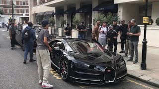 YouTuber Lord Aleem SWARMED By A Gang Of Car Spotters In His 29 Million Bugatti Chiron In London [upl. by Divan733]