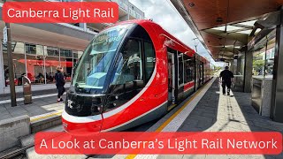 Canberra Light Rail Vlog 1 A Look at Canberras Light Rail System [upl. by Arvind987]