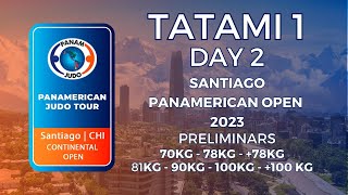 Open Panamericano Santiago 2023 Dia 2 Tatami 1 Bloque Preliminar [upl. by Slaohcin920]