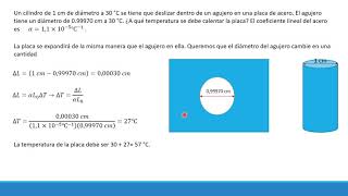 Ejercicios de dilatación lineal 2 [upl. by Aken]