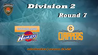 Atlasbasket  Div 2Round 7  FATHERLAND HAVALIERS vs LA CLAPPERS [upl. by Stanwinn]