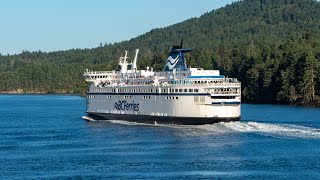 Vancouver Tsawwassen to Victoria Swartz Bay  BC Ferries Spirit of British Columbia・4K HDR [upl. by Arvonio]