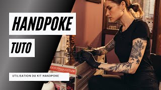 Comment tatouer avec la technique handpoke [upl. by Uzia]