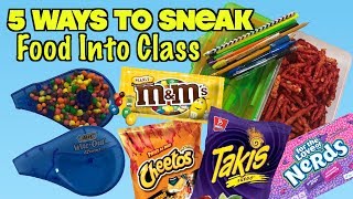 5 Smart Ways To Sneak Food and Candy Into Class Part 28  School Life Hacks  Nextraker [upl. by Athenian]