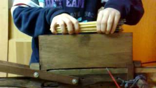 HOMEMADE REPEATING CROSSBOW ARCHERY BALLESTA DE REPETICION CASERA [upl. by Ardnuasac135]