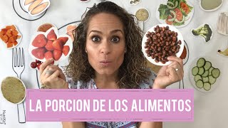 Aprende Cual Es La Porcion Ideal De Tus Alimentos  Anutricional Tv [upl. by Jasisa]