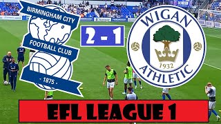 Birmingham City v Wigan [upl. by Notsruht645]