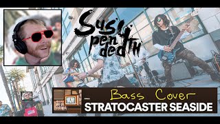 Stratocaster Seaside  Suspended 4th  Bass Jam [upl. by Gasser278]