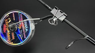 How to wind any fishing reelDIY Line spooling device [upl. by Greenebaum]