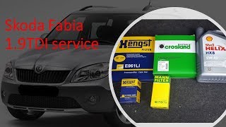 Skoda Fabia 19TDI PD regular service [upl. by Nabru]