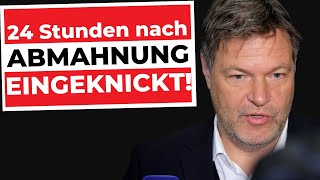 ABMAHNUNG WIRKT SO DONE und HABECK eingeknickt vor STEINHÖFEL [upl. by Mauretta229]