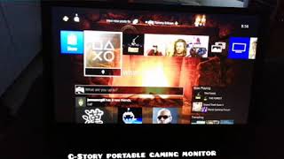 GStory portable gaming monitor on the PS4 Slim [upl. by Nitreb]