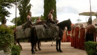 Khal Drogo amp Daenerys Targaryen First Meet  Game of Thrones 1x01 HD [upl. by Adnohrahs]