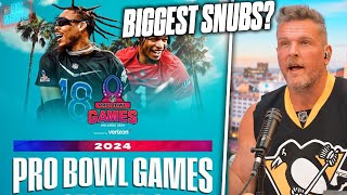 2023 Pro Bowl Rosters Have Been Announced Who Are The Biggest Snubs  Pat McAfee Reacts [upl. by Shriner156]