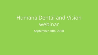 Humana Dental and Vision 2020 [upl. by Mailand]