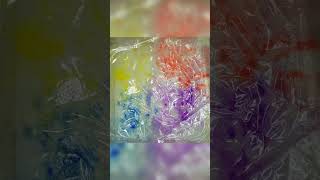 Painting with Bubbles art painting technique trending viralvideo artwork bubble artist [upl. by Janeta]