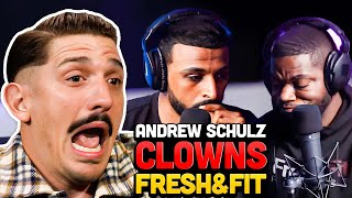 Andrew Schulz EMBARRASSED Fresh amp Fit w DJ Akademiks [upl. by Alyson]