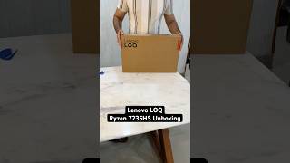 Lenovo LOQ AMD Ryzen 5 7235HS UNBOXING laptop lenovoloq gaminglaptop unboxing [upl. by Okubo]